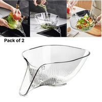 KARTIGO kitchen sink drain strainer basket funnel, pack of 2