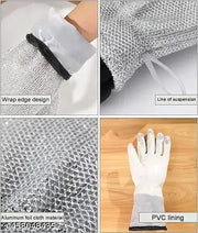 Heat-Resistant Dishwashing Gloves – Reusable Kitchen Cleaning Gloves