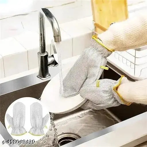 Heat-Resistant Dishwashing Gloves – Reusable Kitchen Cleaning Gloves