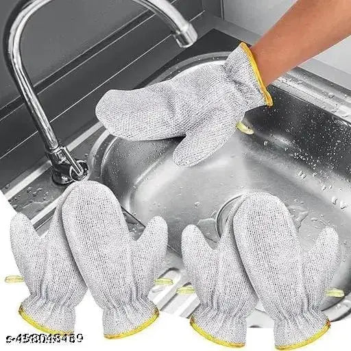 Heat-Resistant Dishwashing Gloves – Reusable Kitchen Cleaning Gloves