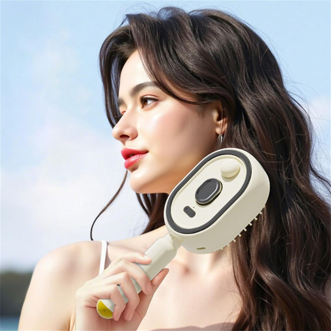 3-in-1 Electric Mist Hairbrush
