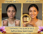 Saffron Glow Gold Cream 24K Radiance Formula – Hydrating Face Cream for Glowing, Smooth & Nourished Skin | 100g