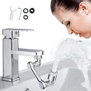 2-in-1 Splash Filter Kitchen Faucet Extension – Stainless Steel