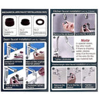 1080° Rotating Splash Filter Faucet Extender – Universal 2-in-1 Sink Tap Aerator