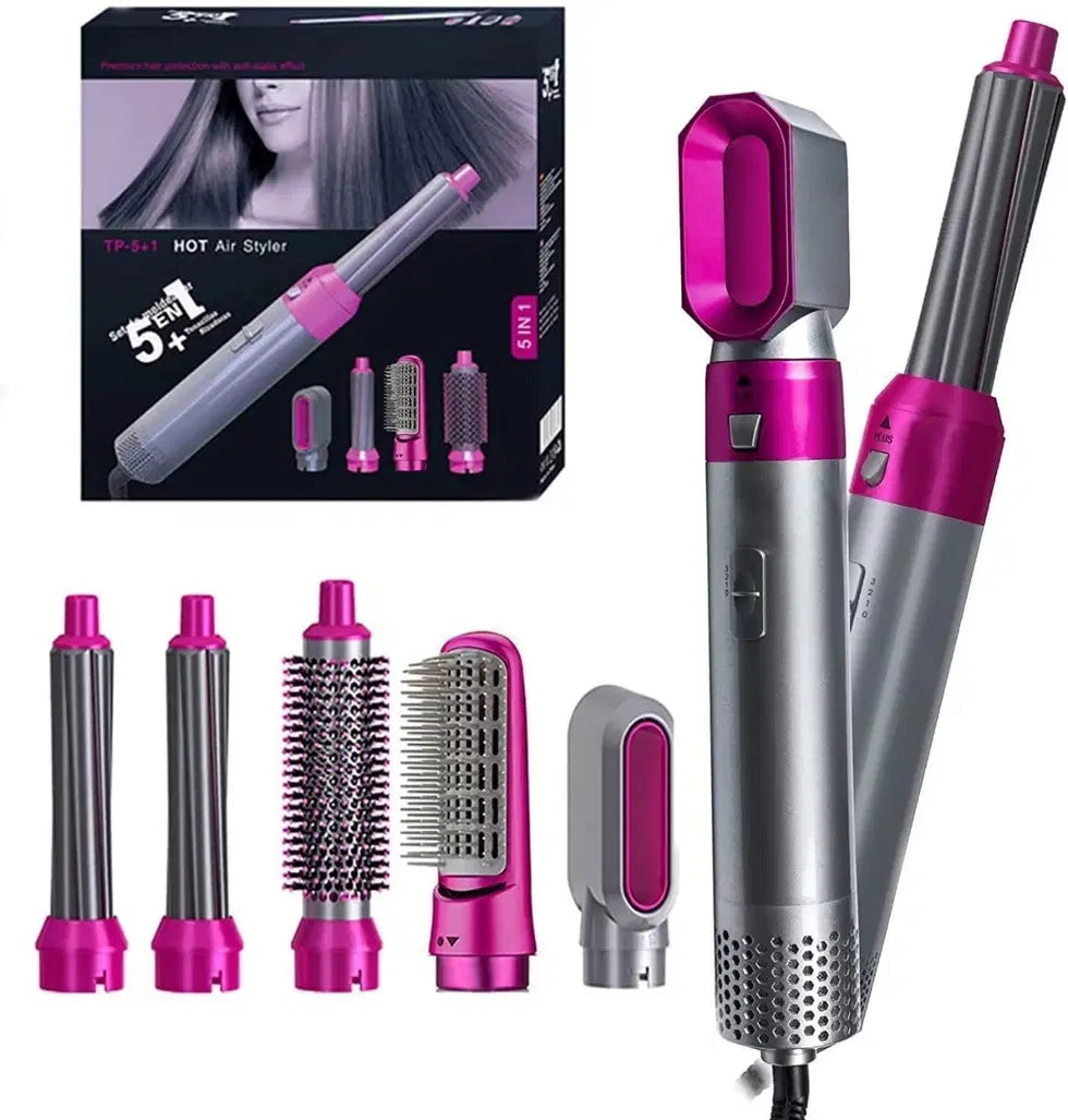 KARTIGO 5-in-1 hot air brush hair dryer and volumizer
